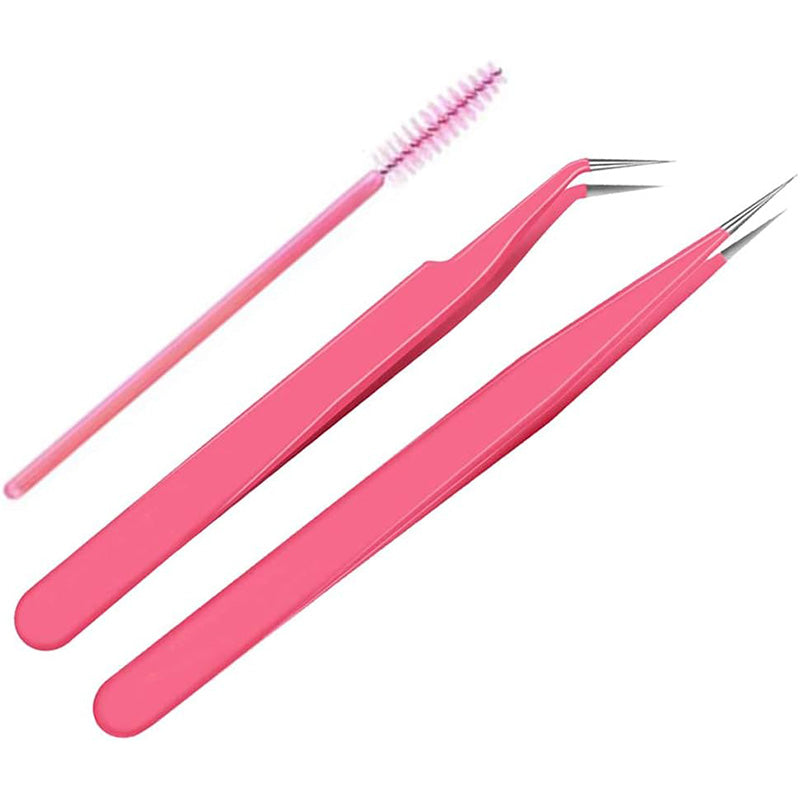 Fine Tip Tweezers Pink