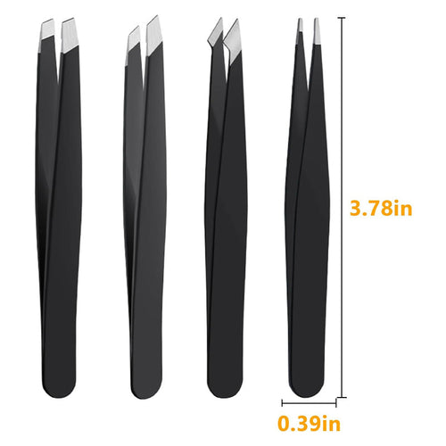 Fine Tip Tweezers Black